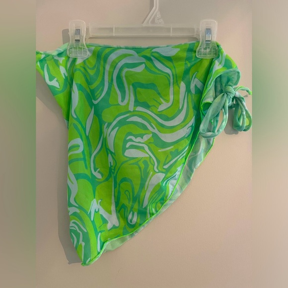 Bikini Set 3 Pieces Bathing Suit, green, size XS - Picture 4 of 4